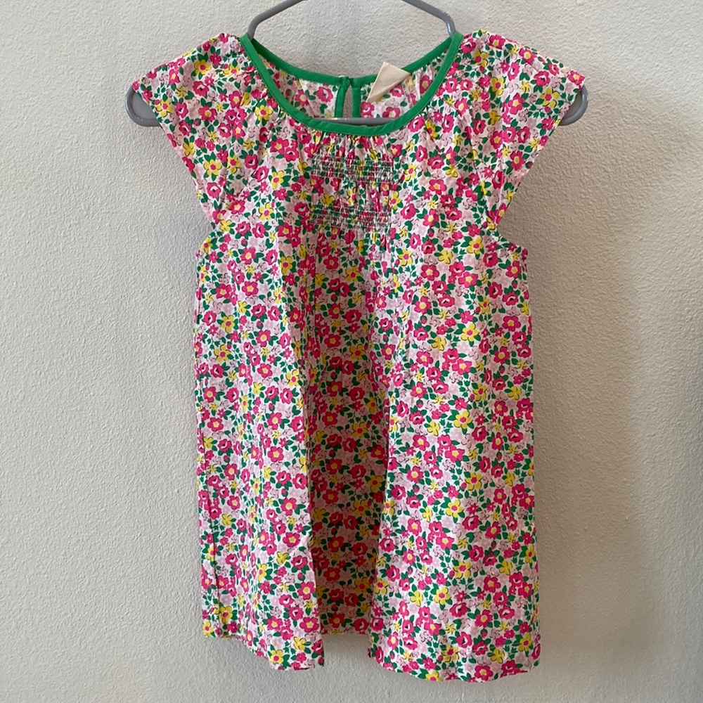 Girl’s Mini Boden 100% cotton floral top size 11/12. Like new
